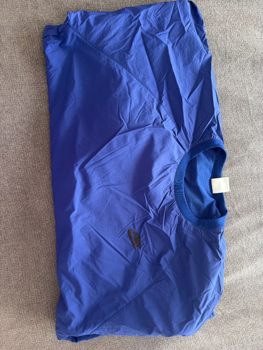 Nike Blue Windbreaker Pullover Jacket Size Medium NWOT Sze M